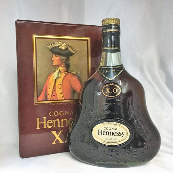 ◇Hennessy ヘネシー XO 金キャップ グリーンボトル 箱入り ♪ 容量