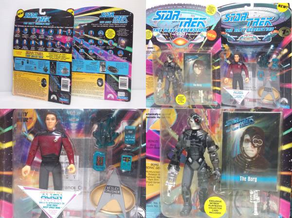 希少◇STARTREK/スタートレック 未開封フィギュア4体セット◇G-1