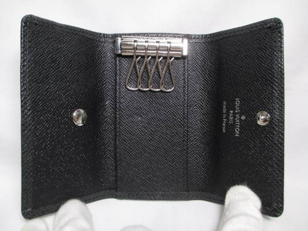 【美品】LOUIS VUITTON ルイヴィトン タイガ キーケース 4連 黒 ルイヴィトン タイガ キーケース 4連 未使用品 超美品 ミュルティクレ4 4