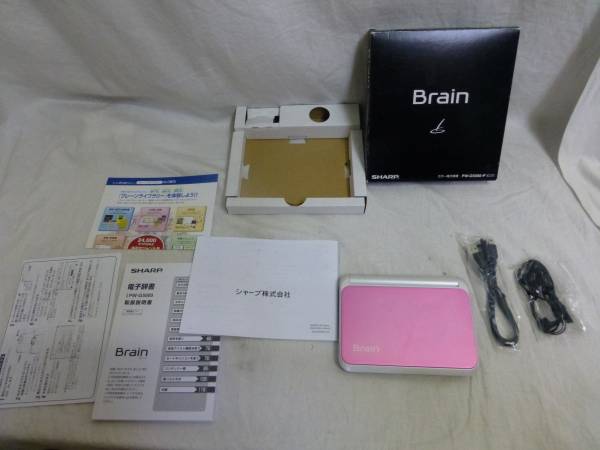 SHARP シャープ 電子辞書 動作品 Brain PW-G5000 ピンク 非常に良い