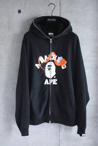 APE×KAWS スウェット ジップパーカー L カウズ エイプ BAPE A 【公式通販】