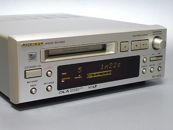 ☆ONKYO INTEC MD-105TX 動作品 SP/LP対応 MDレコーダー☆Э