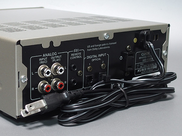 ☆ONKYO INTEC MD-105TX 動作品 SP/LP対応 MDレコーダー☆Э