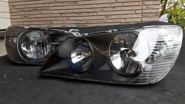 レンズ美品!メイクアップ加工クリアウインカー アルテッツァ純正