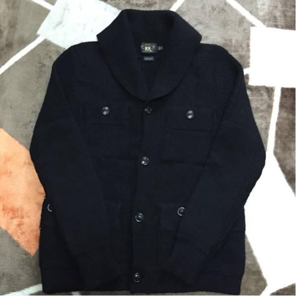 RRL 肉厚ショール カーディガン ラルフローレン ファッション ブランド