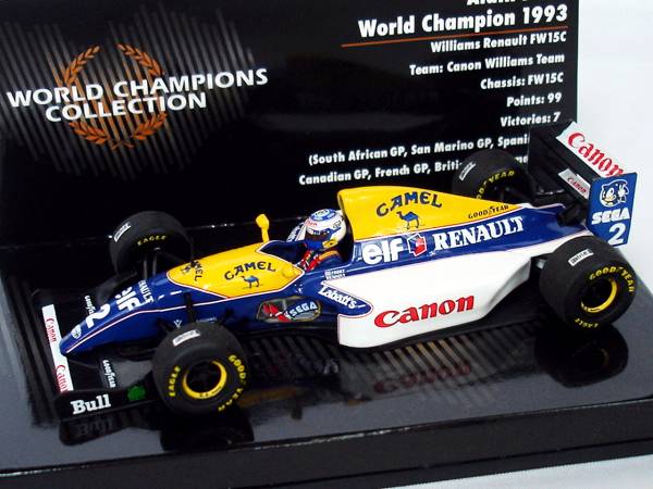 1⁄43 ルノー FW15C ウィリアムズ 0 | A.プロスト Champion World