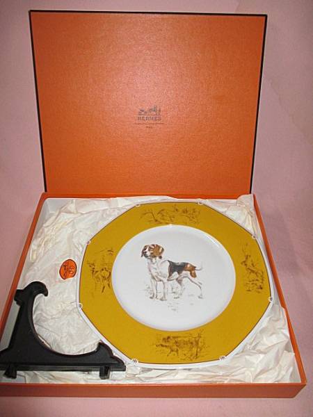 エルメス HERMES ビーグル by Green - | 八角 プレート 25cm |3752