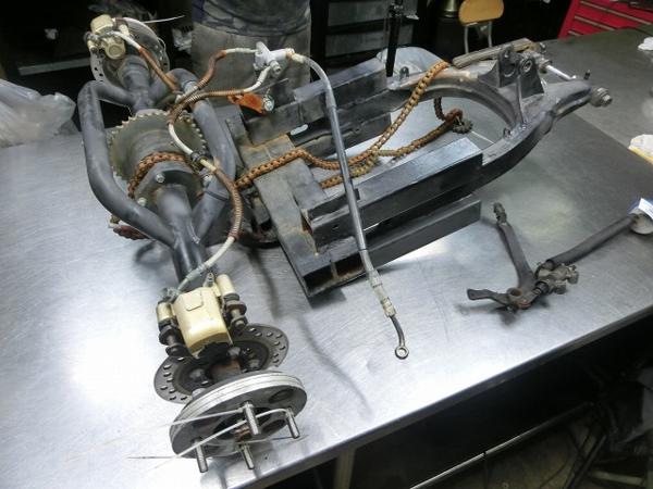 TW200 トライクキット、3輪車スイングアームキット、ロンスイ☆