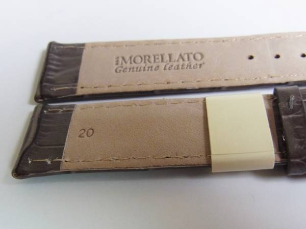 モレラート ２０ｍｍ 牛革 カーフ型押し グレー 艶なし