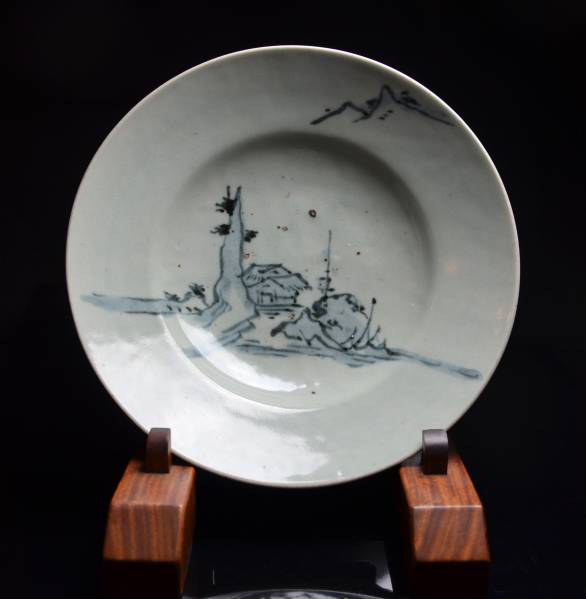 古伊万里 初期青磁皿 三つ足 江戸初期 古美術 骨董 【公式通販】