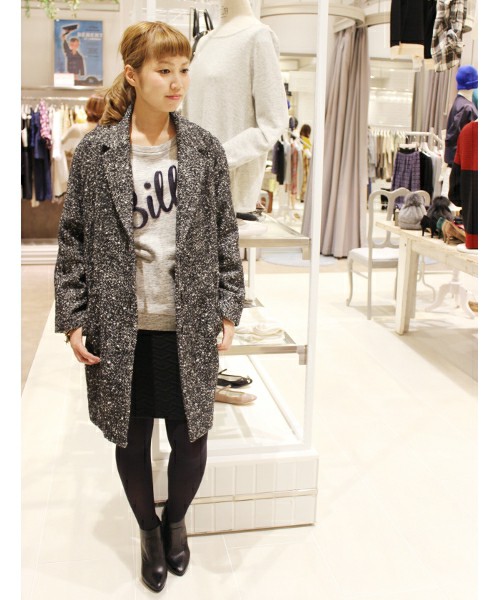 ★スローブイエナ★チェスターコート★ツイード冬コート