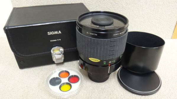 ④シグマ SIGMA MIRROR-TELEPHOTO F8 600mm ミラーレンズ