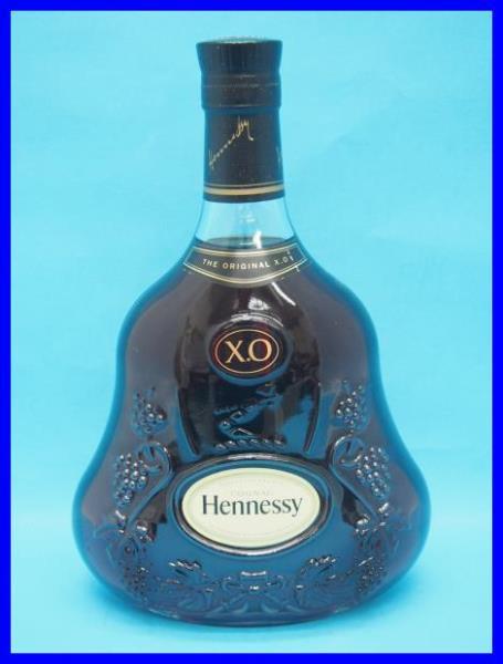 【新品未開封】　Hennessy XO コニャック　黒キャップ　700ml ○古酒♪HennessyヘネシーX.O コニャック 黒キャップ700ml未開栓