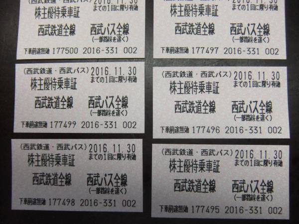 西武鉄道 株主優待 西武ホールディングス - 西武 株主優待 株主優待券
