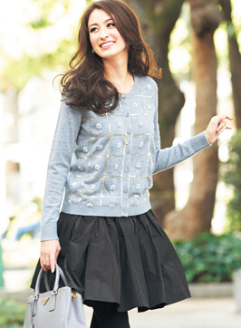 【美品】チェスティフレアスカートブラック0chesty