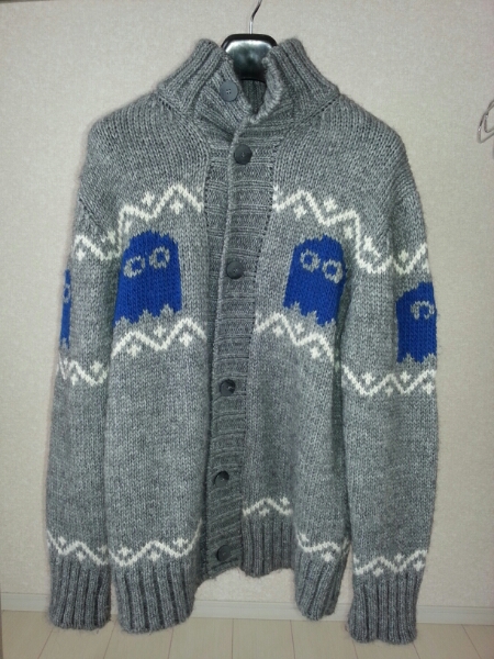 定価7万 SD パックマン カーディガン XL イタリア製 メンズ