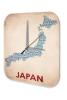 日本地図 壁掛け時計 おしゃれ インテリア輸入雑貨 ディスプレイ