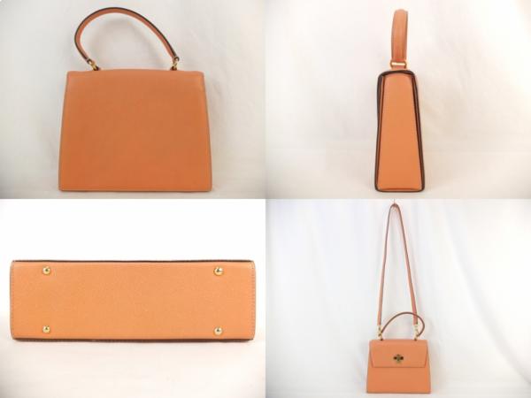 セリーヌ CELINE 2way ショルダーバッグ オレンジ セリーヌ CELINE