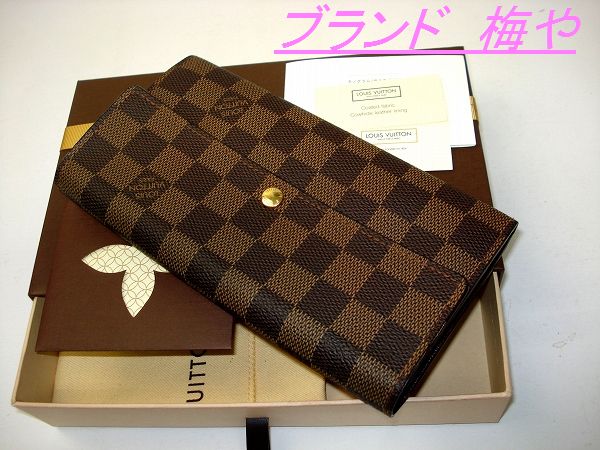 本物鑑定済・ＬＶ・ダミエ・１０枚カード・長財布・最新タイプ