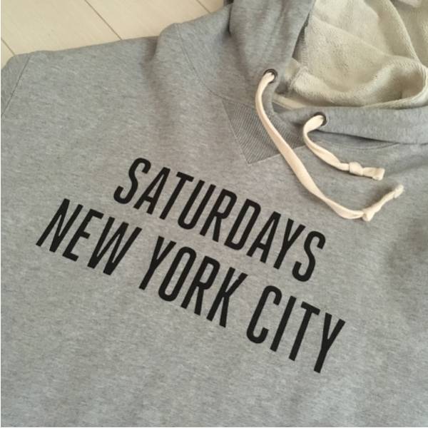 SATURDAYS SATURDAYS サタデーズサーフ ロゴパーカー Mサイズ グレー 