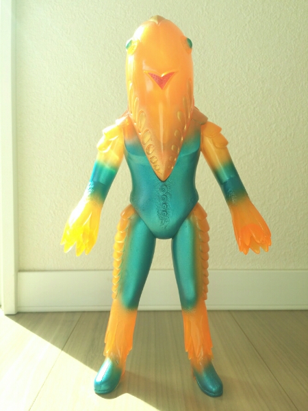 ウルトラマンA 怪獣郷 怪獣郷ソフビシリーズ メトロン星人Jr.(オレンジ 