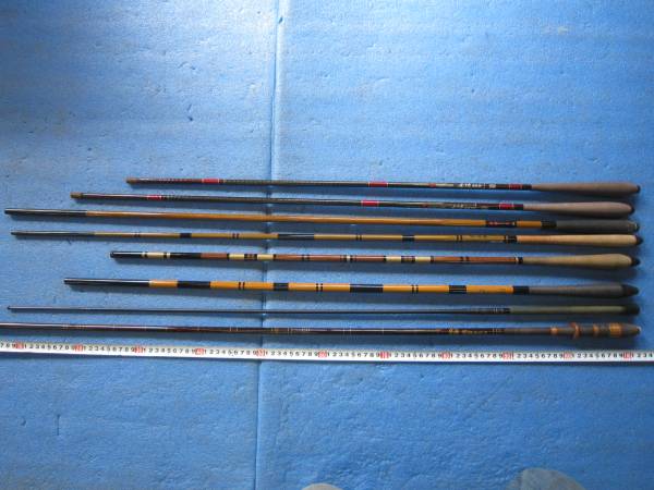 ◇　ロッド　中古竿８本　振り出し竿