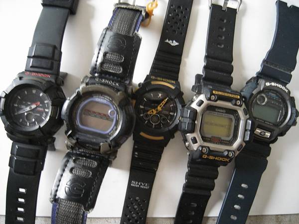 CASIO G-SHOCK ガラ、ジャンク ５個 部品取りに その２