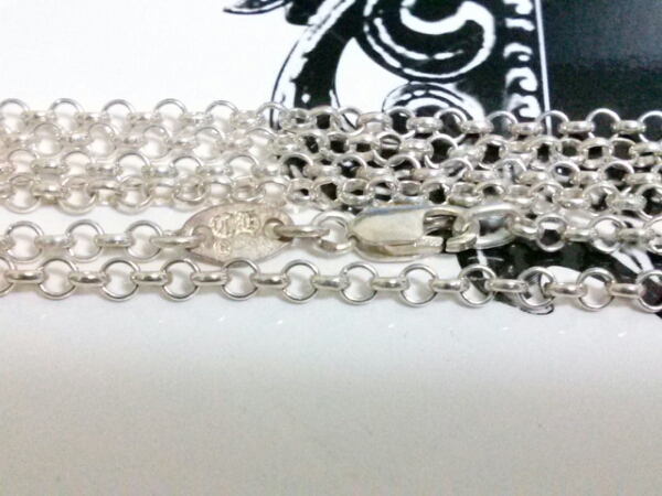 □クロムハーツ□ ロールチェーンネックレス 50cm