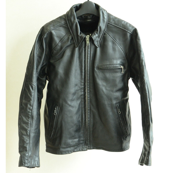 80s Schott シングル レザージャケット 黒 made in USA Schott