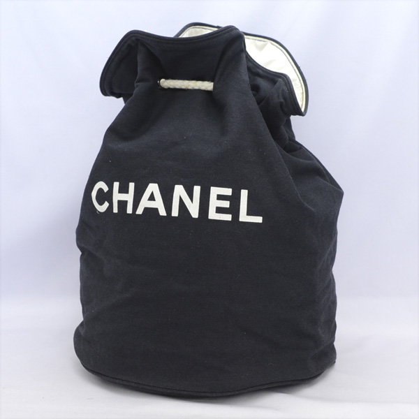 シャネル キャンバス CHANEL 良品✤CHANEL／シャネル巾着バッグ 