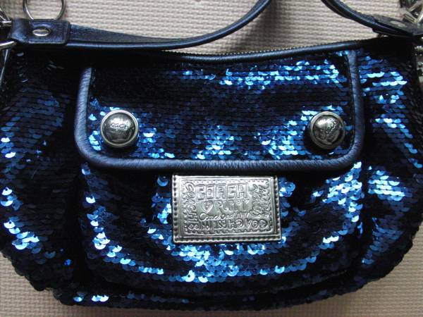 コーチ　2way スパンコールバッグ　