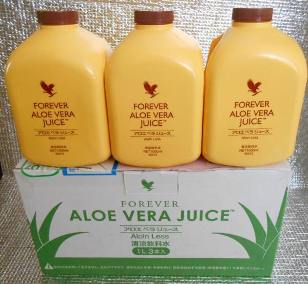 Foreverアロエベラジュース1L3本セット フォーエバー アロエベラ