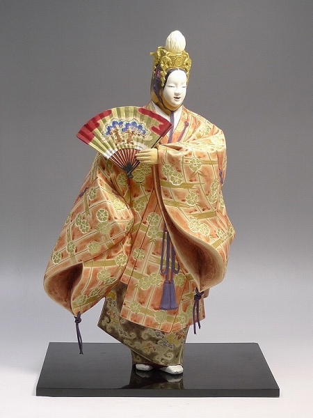 △102172△日展作家北岡秀雄作能人形博多人形/羽衣陶磁器 - Yahoo