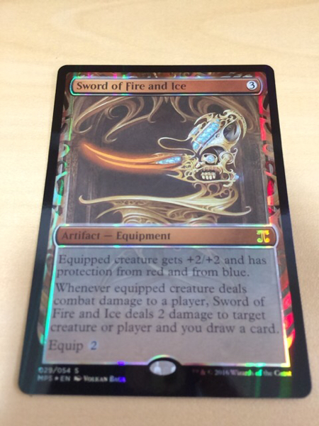 火と氷の剣 Sword of Fire and Ice foil MTG 火と氷の剣 日本語 foil