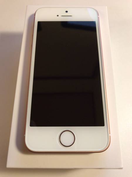極美品 iPhone SE 64GB 国内版SIMフリー ローズゴールド 送料込_2