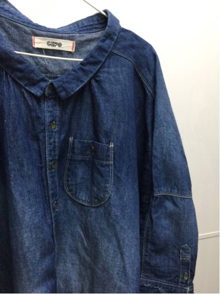 cepoほぼ新品☆セポとても可愛いデニムブラウス ネストローブ系