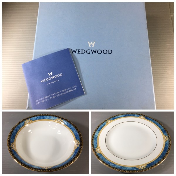 【未使用】 CURZON プレート5枚 箱付き ウエッジウッド WEDGWOOD ウェッジウッド CURZON プレートボウルセット 未使用