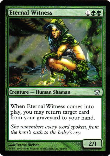 FDN Foil 永遠の証人/Eternal Witness 英語1枚 旧枠仕様)永遠の証人
