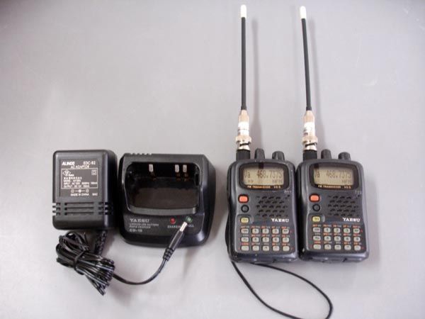 YAESU VX-5 トランシーバー スピーカーマイク、社外アンテナ2本 楽天