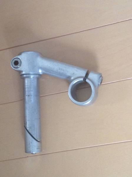 自転車 希少 NITTO 天返しステム 75mm ピスト njs 刻印 競輪 22.2
