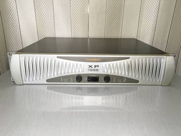 動作品! PHONIC XP1000 2chパワーアンプ □221 【公式通販】