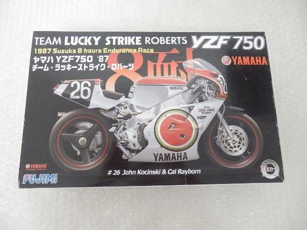 未組フジミ1/12 YZF750 1987年ラッキーストライクロバーツ[梱0.1