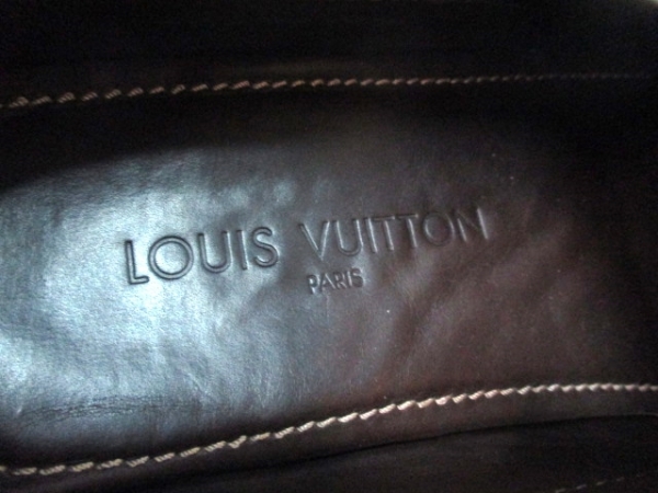 LOUIS VUITTON ルイヴィトン レザー ドライビング シューズ 7 1/2