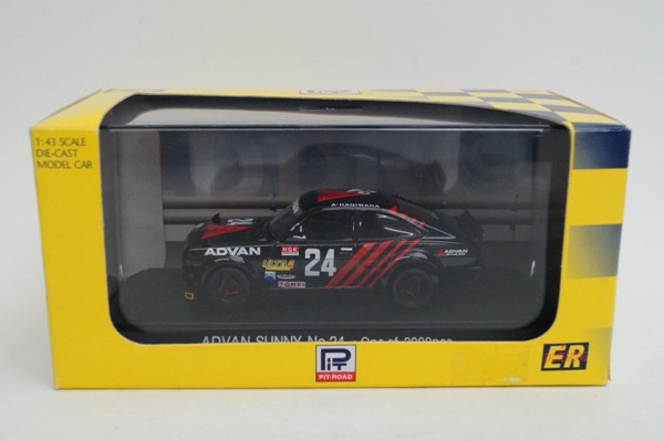 ミニカー PIT-ROAD 1/24 TS ADVAN SUNNY #25 PIT-ROAD ピットロード 1/43 TS アドバン 東名 サニー #24 ミニカー