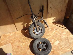 ☆ホンダ ライブディオZX フロント一式 黒 11/2 パーツ オートバイ