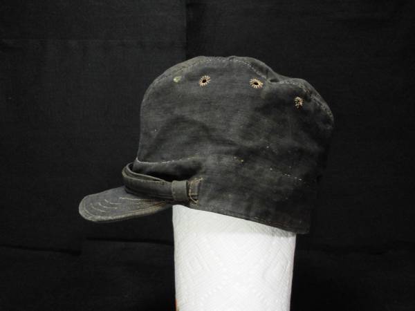 本物日本海軍　兵用略帽　横須賀軍零部　昭和十七年四月　