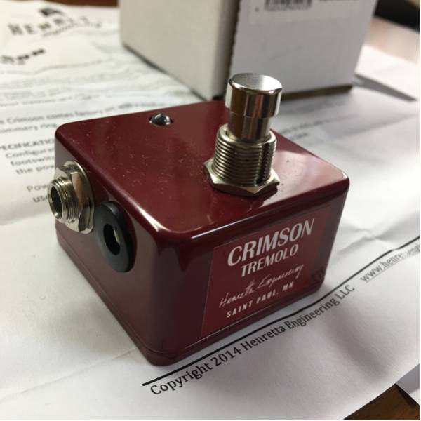 henretta engineering Crimson Tremolo 楽器、器材 【公式通販】