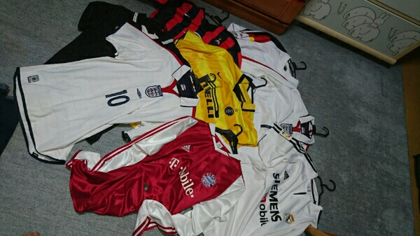 サッカー ユニフォーム お宝 プレミア 長袖 M 人気 8着