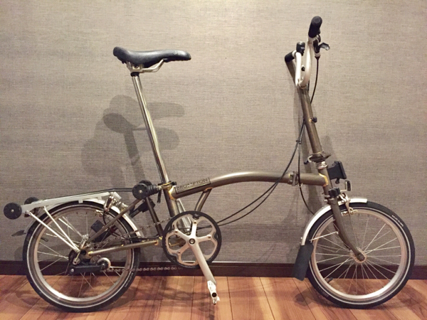ブロンプトン brompton M3R 希少rawカラー 走行少 2014年モデル
