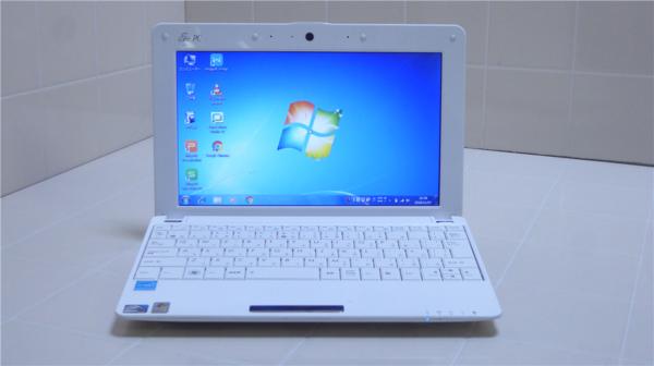 WIn7済ASUS　EeePc　100HA　　Atom　N270ノートKIngOffice2016